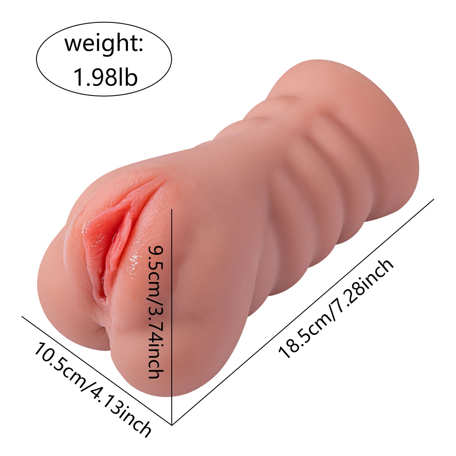 TPE sex toy size chart