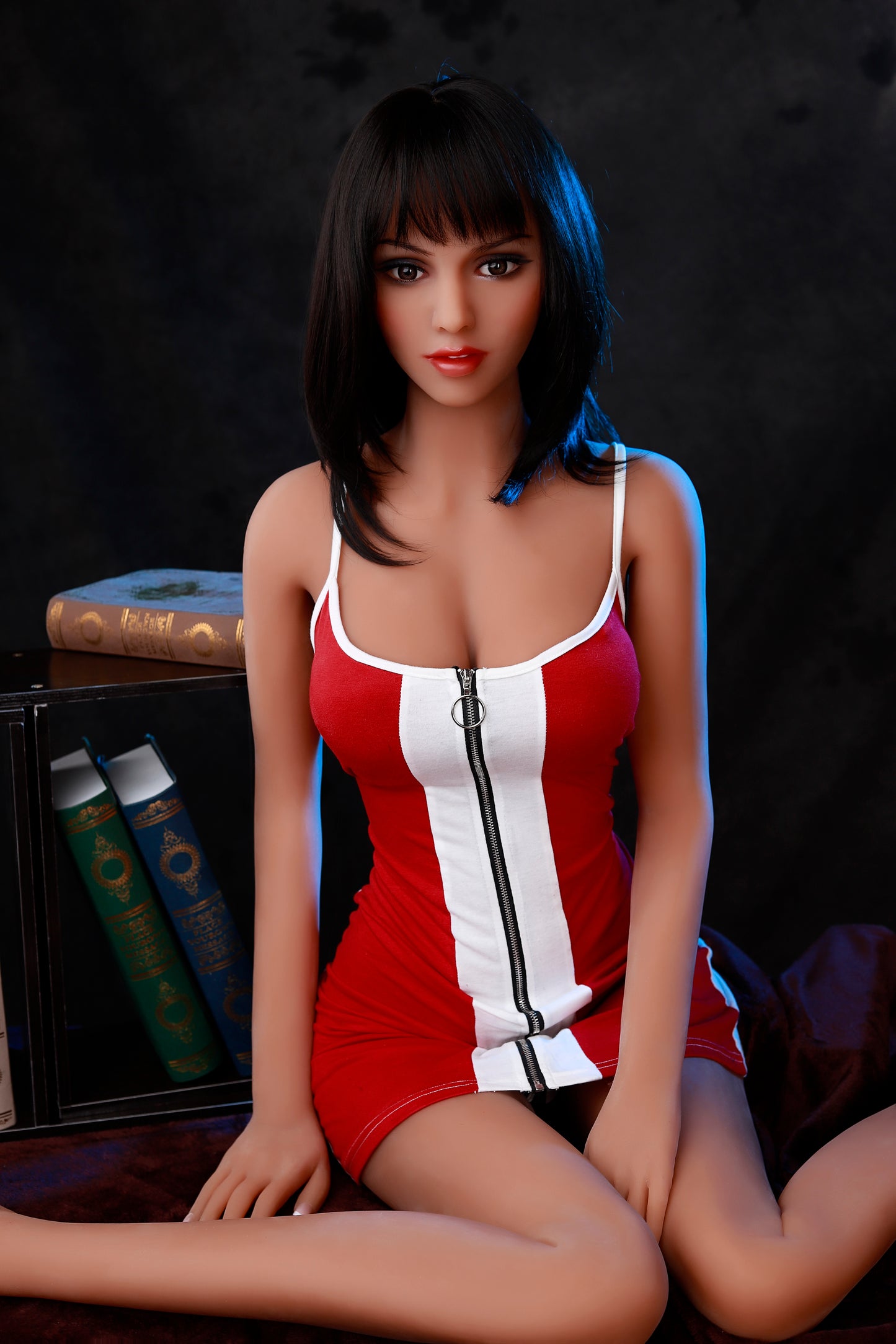 166cm/65.35in Masturbator Sex Doll Short Hair Sexy College Student Big Breast Sex Doll