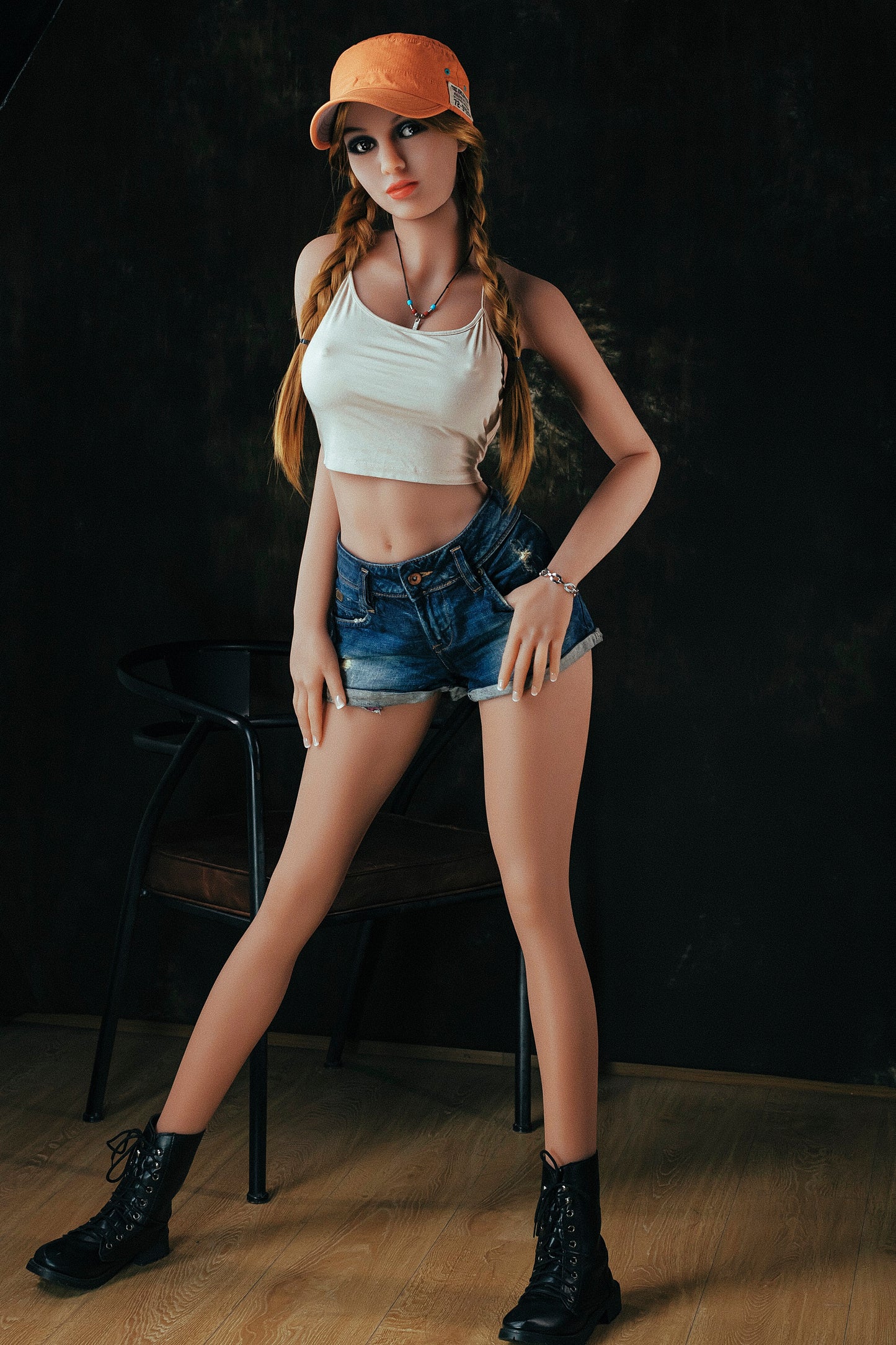 166cm/65.35in Blowjob Doll Blonde Yoga Instructor Full Sized Sex Doll