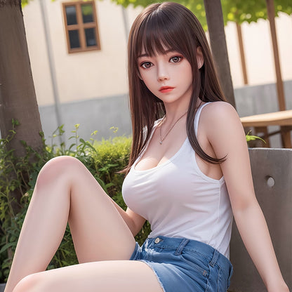 125cm/49.21in Real Sex Doll for Men – Mini Sex Dool Summer Casual Edition