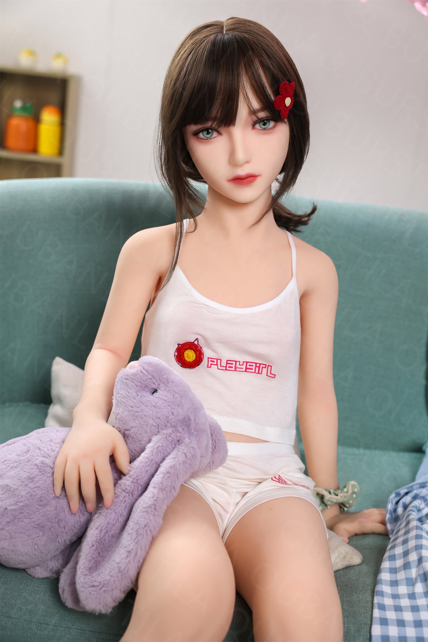 132cm/51.97in TPE Small Breast Sex Doll Petite Student Minisexdolls