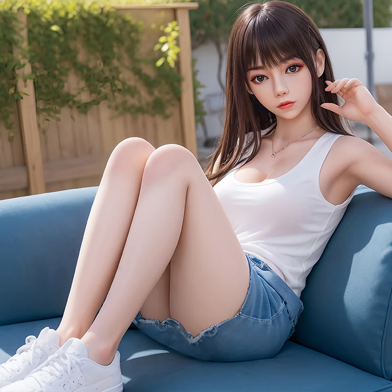 125cm/49.21in Real Sex Doll for Men – Mini Sex Dool Summer Casual Edition