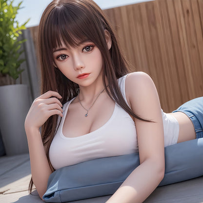 125cm/49.21in Real Sex Doll for Men – Mini Sex Dool Summer Casual Edition